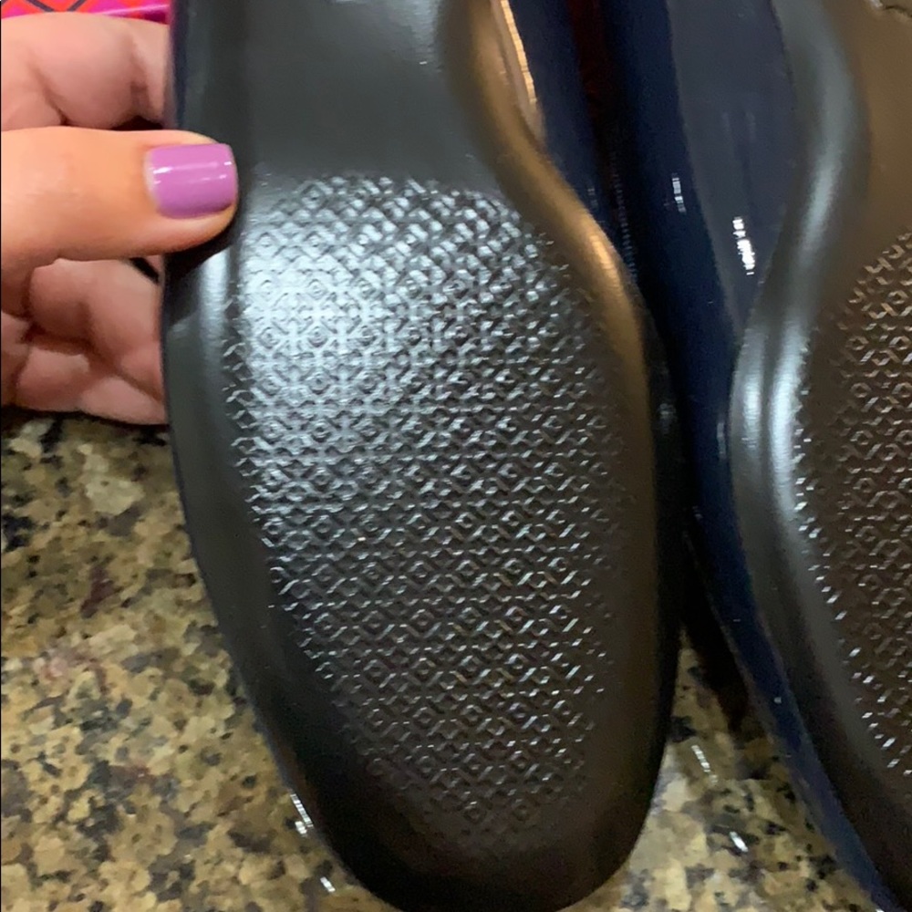 Tory Burch Samantha Loafer blue patent leather 7 - Picture 7 of 8